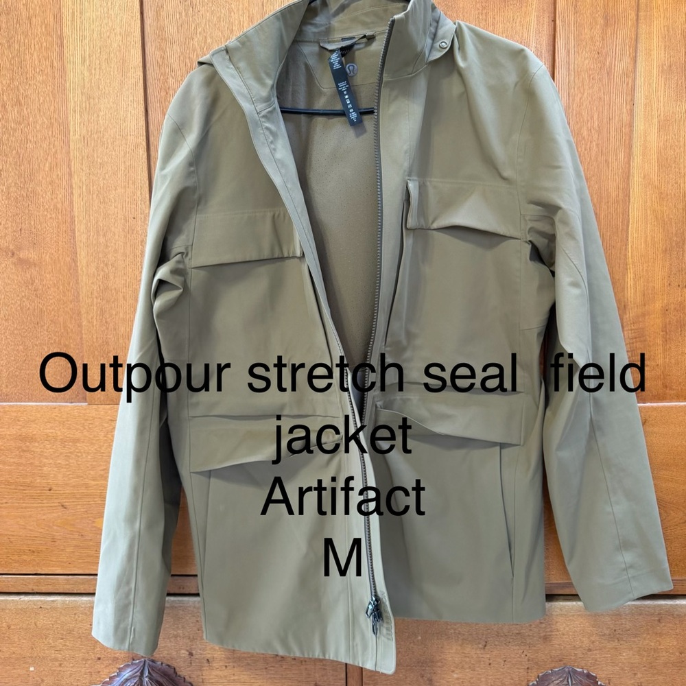 Lululemon Athletica Khaki Men's Military Jacket
